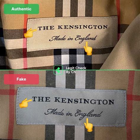 fake versus real burberry kensington|authenticity of vintage Burberry.